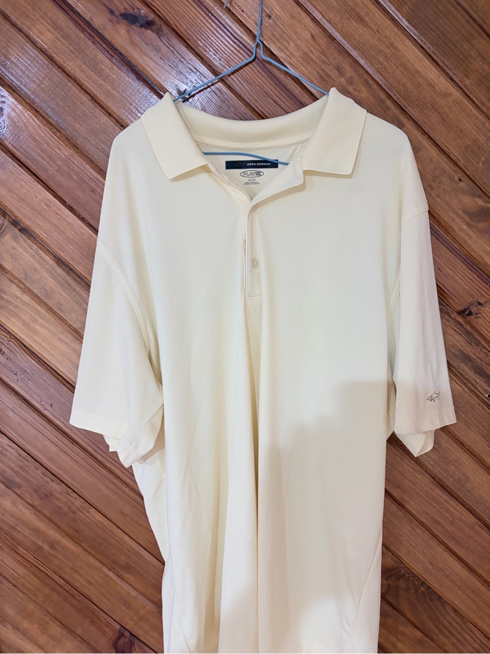 Greg Norman Collection Men’s Cream Polo